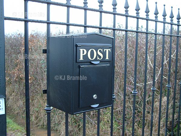 Post Box front opening.